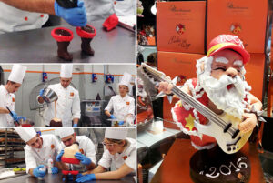 Immagini Natale Rock.Martesana Milano Panettone Decorato Babbo Natale Rock Pasticceria Martesana Milano